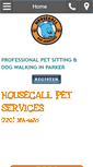 Mobile Screenshot of housecallpetservices.com